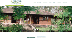 Desktop Screenshot of periyarriverlodge.com